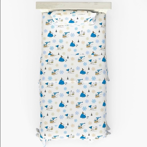 Franco 3Pc Twin Snoopy Puffer Coat Holiday Bedding 100% Cotton Flannel S… - Picture 1 of 6